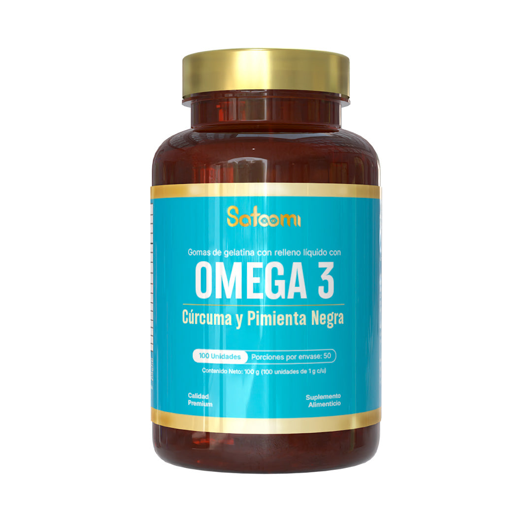Omega 3 con cúrcuma y pimienta negra
