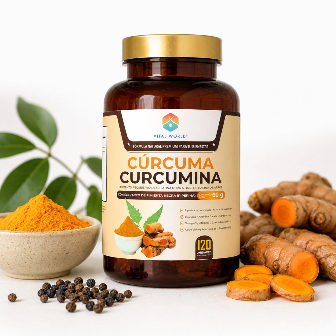 Cúrcuma curcumina Vital World